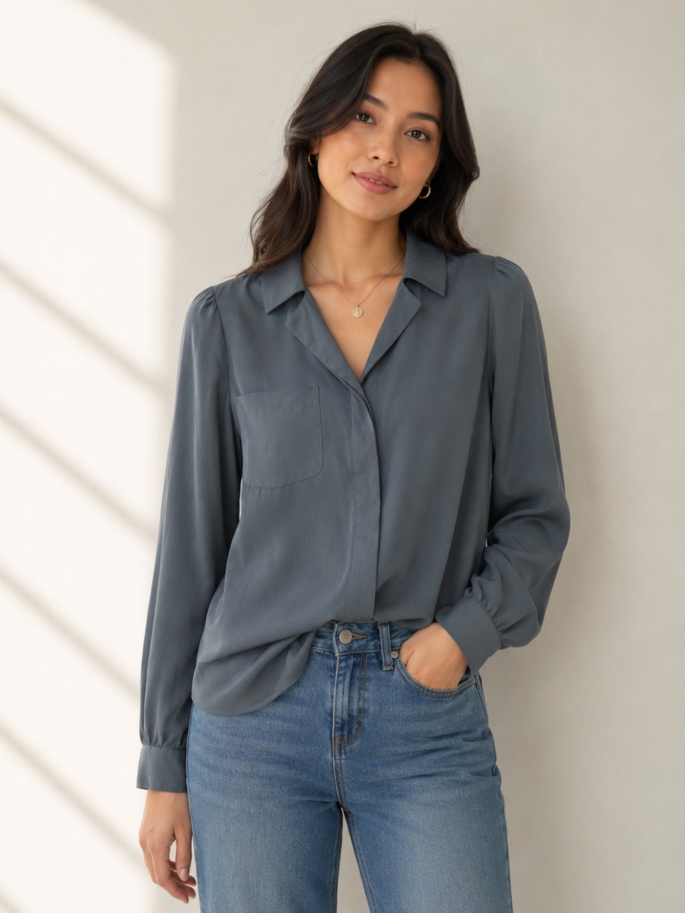 Reitmans One Pocket Blouse
